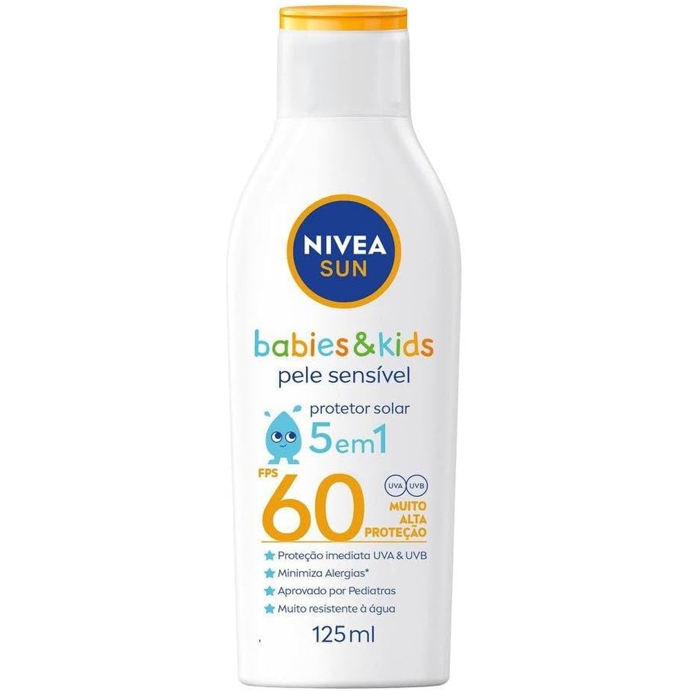 NIVEA Babies & Kids Pele Sensível FPS60 125ml