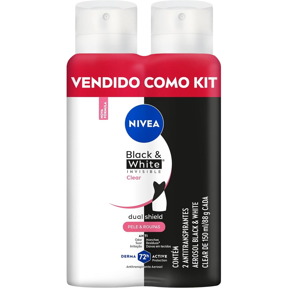 NIVEA Deo Aerosol Black & White Invisible Power 150ml